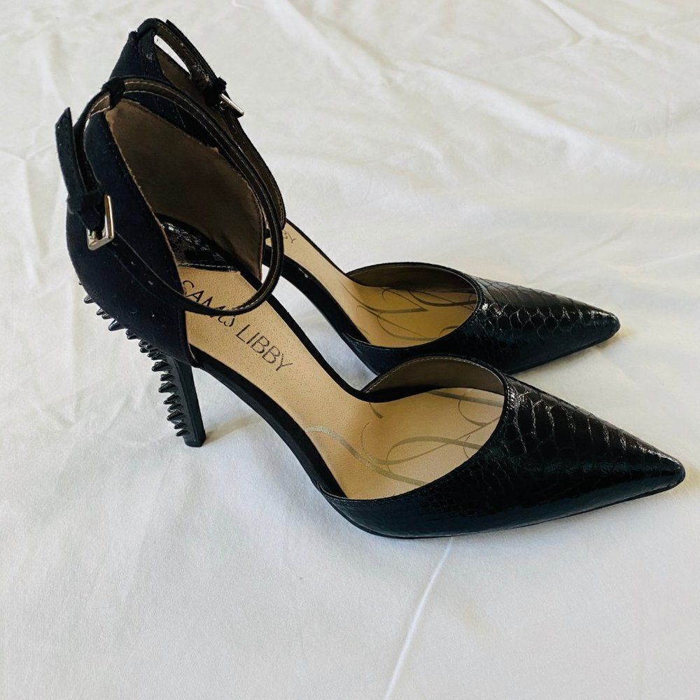Sam & Libby Womens Spiked Stiletto Heels Ankle 8.5